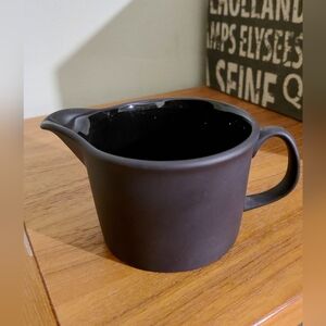 Antique Wedgwood Porcelain Black Basalt Creamer Pitcher